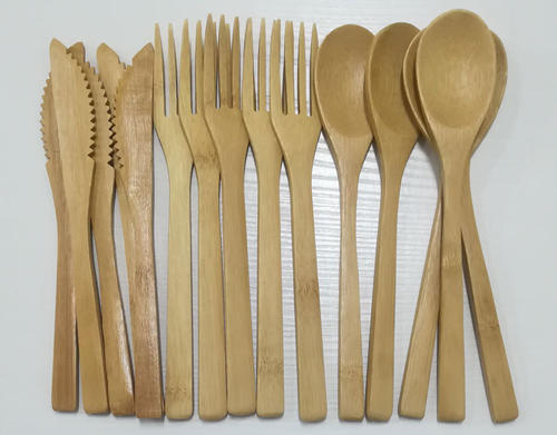Bamboo knife fork spoon